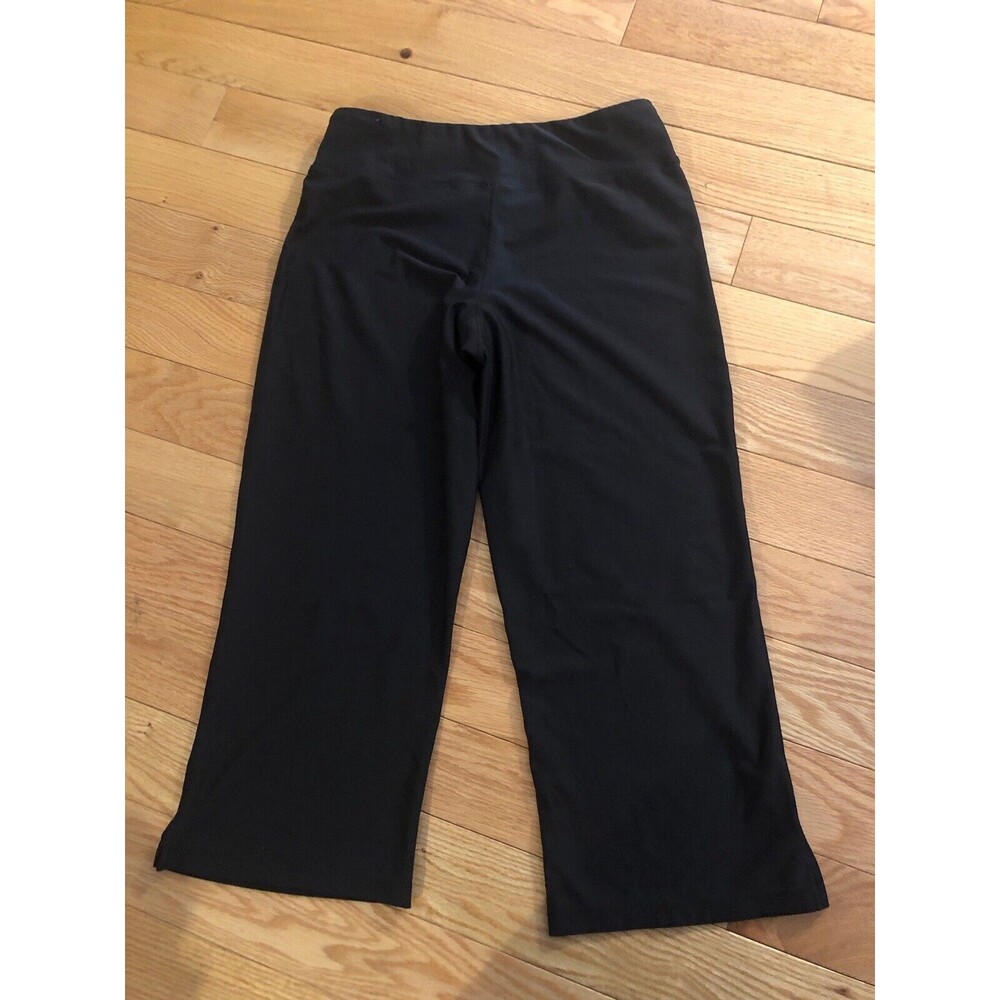 Nike Yoga Pants‎ Women Size Medium (8-10) Black 30 inch length Wide Leg